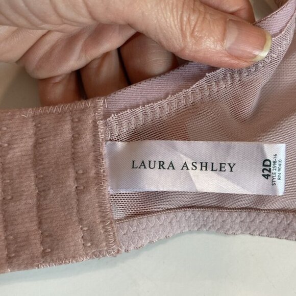 Laura Ashley Pink Floral Bra Size 42D - Picture 7 of 9